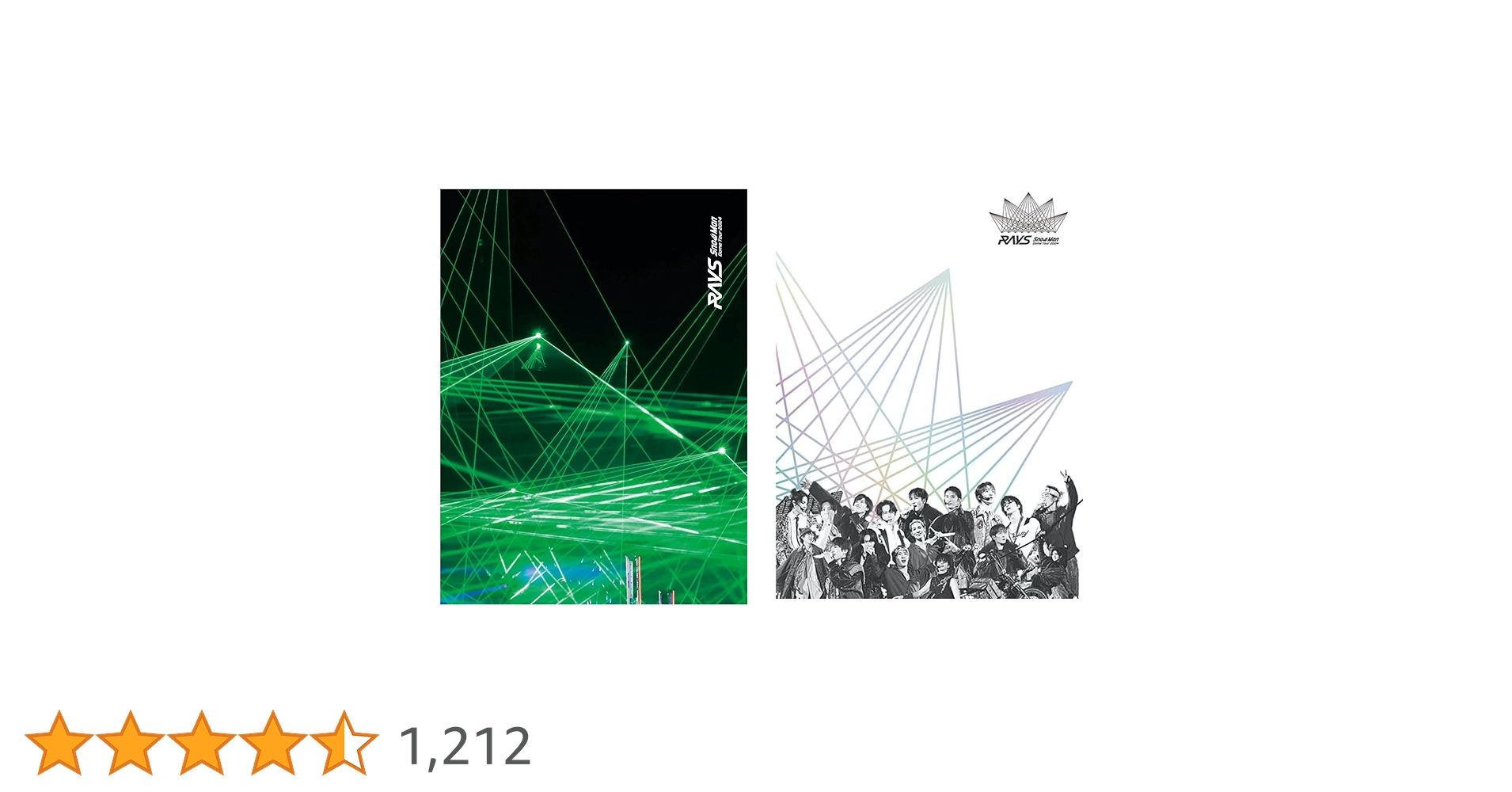 Amazon.co.jp: 【DVD 2形態セット】 Snow Man Dome Tour 2024 RAYS